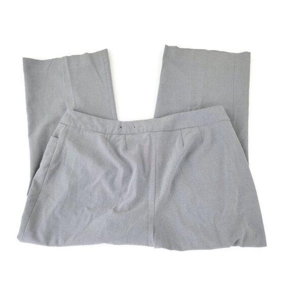 Lane Bryant Womens Pants 16 Average Straight Leg Gray Poly Blend Office GRA36E - Picture 4 of 7